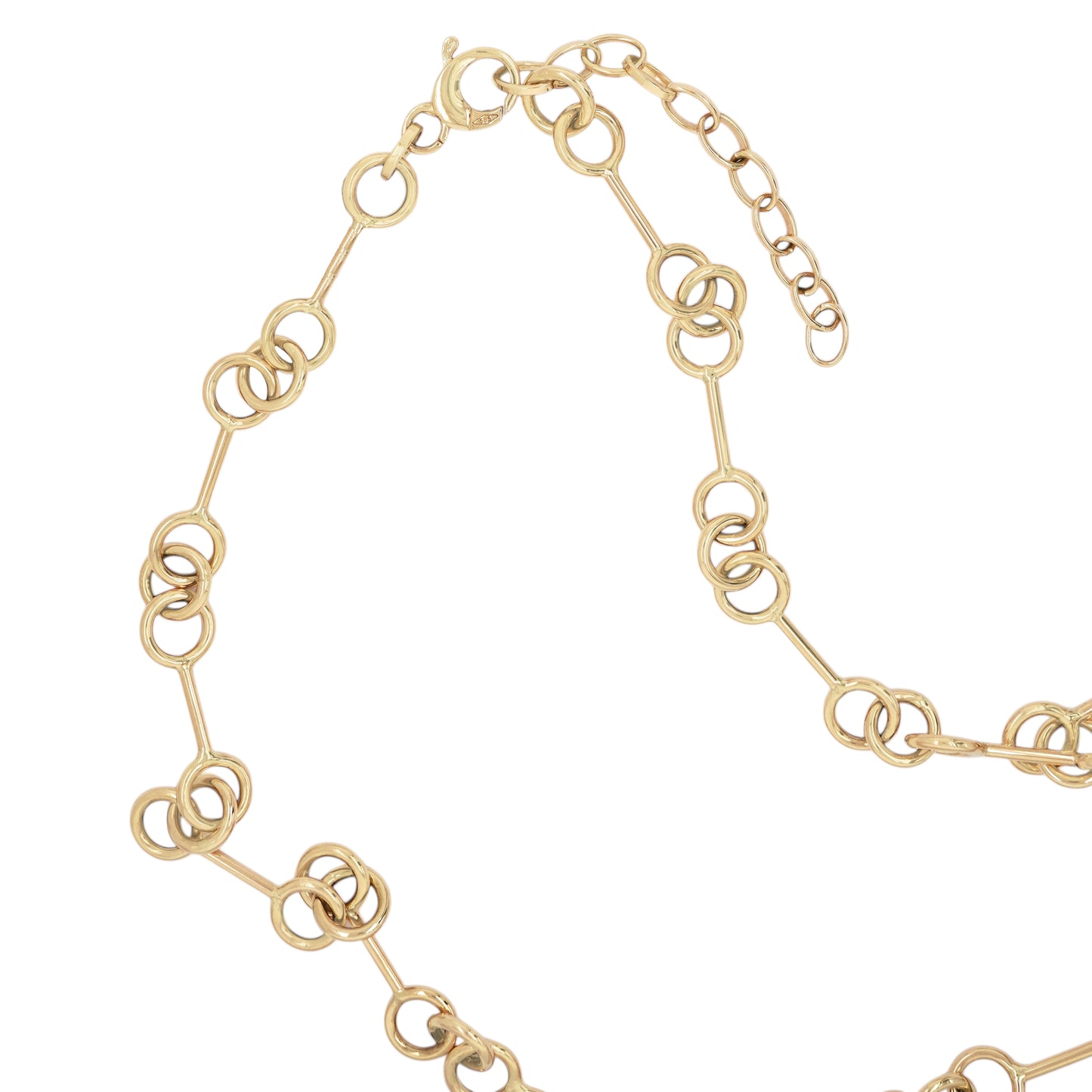 14k Gold Barbell Chain