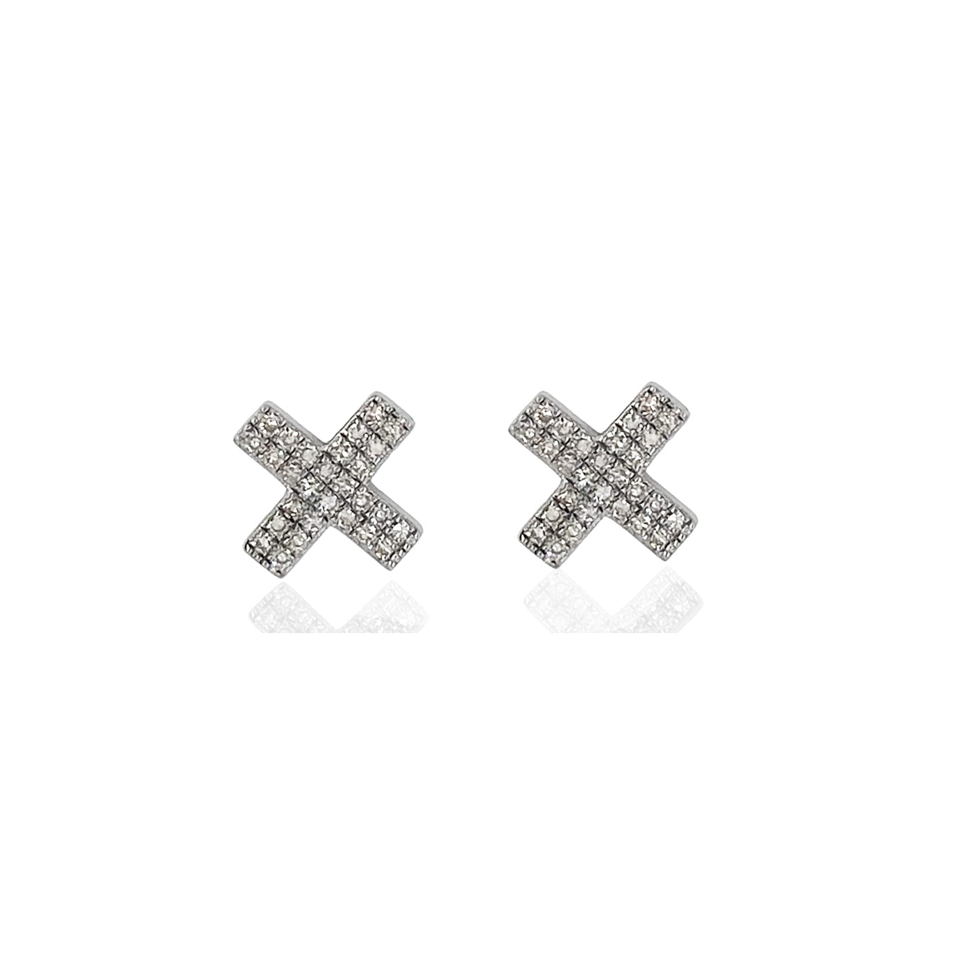 Diamond X Studs