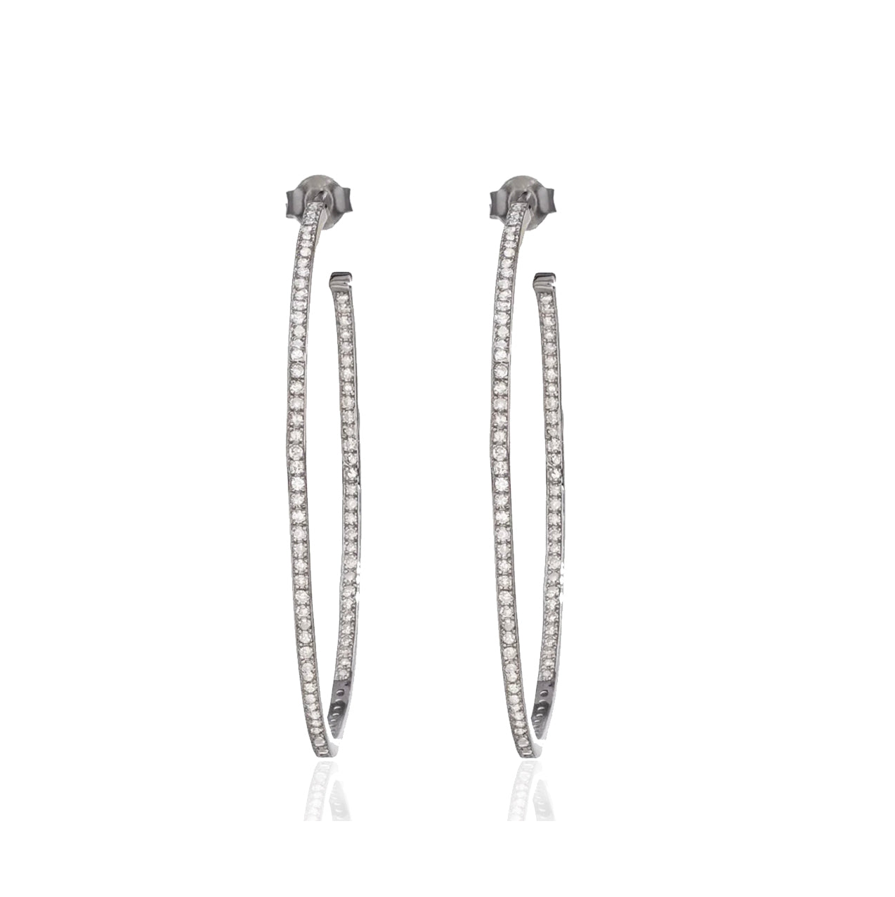 Diamond Perfect Hoops
