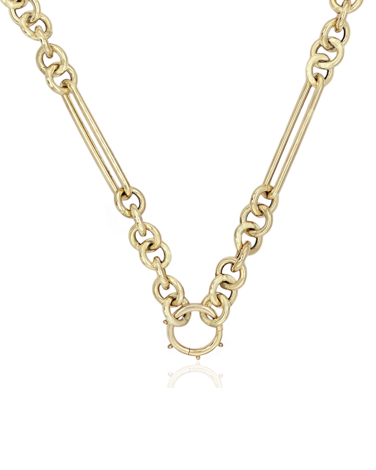 14k Mixed Link Chain