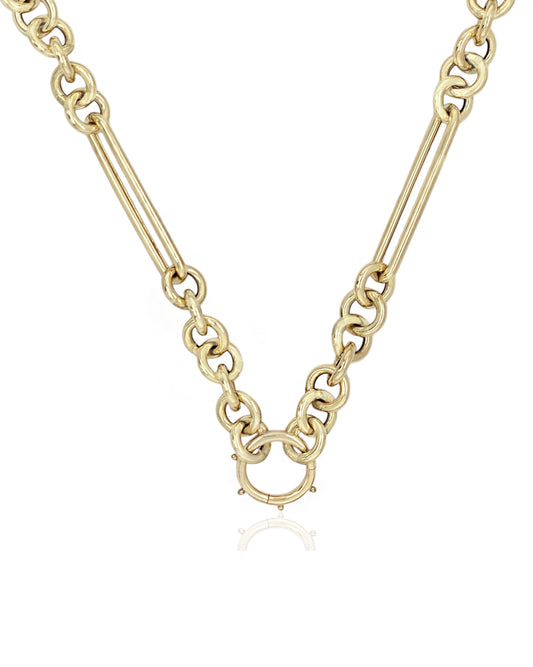 14k Mixed Link Chain