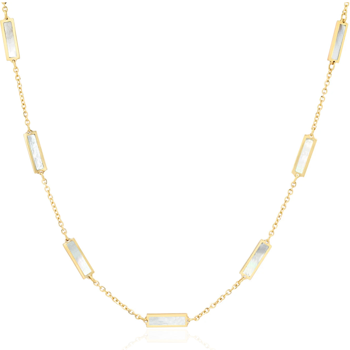 14k Inlay Necklace