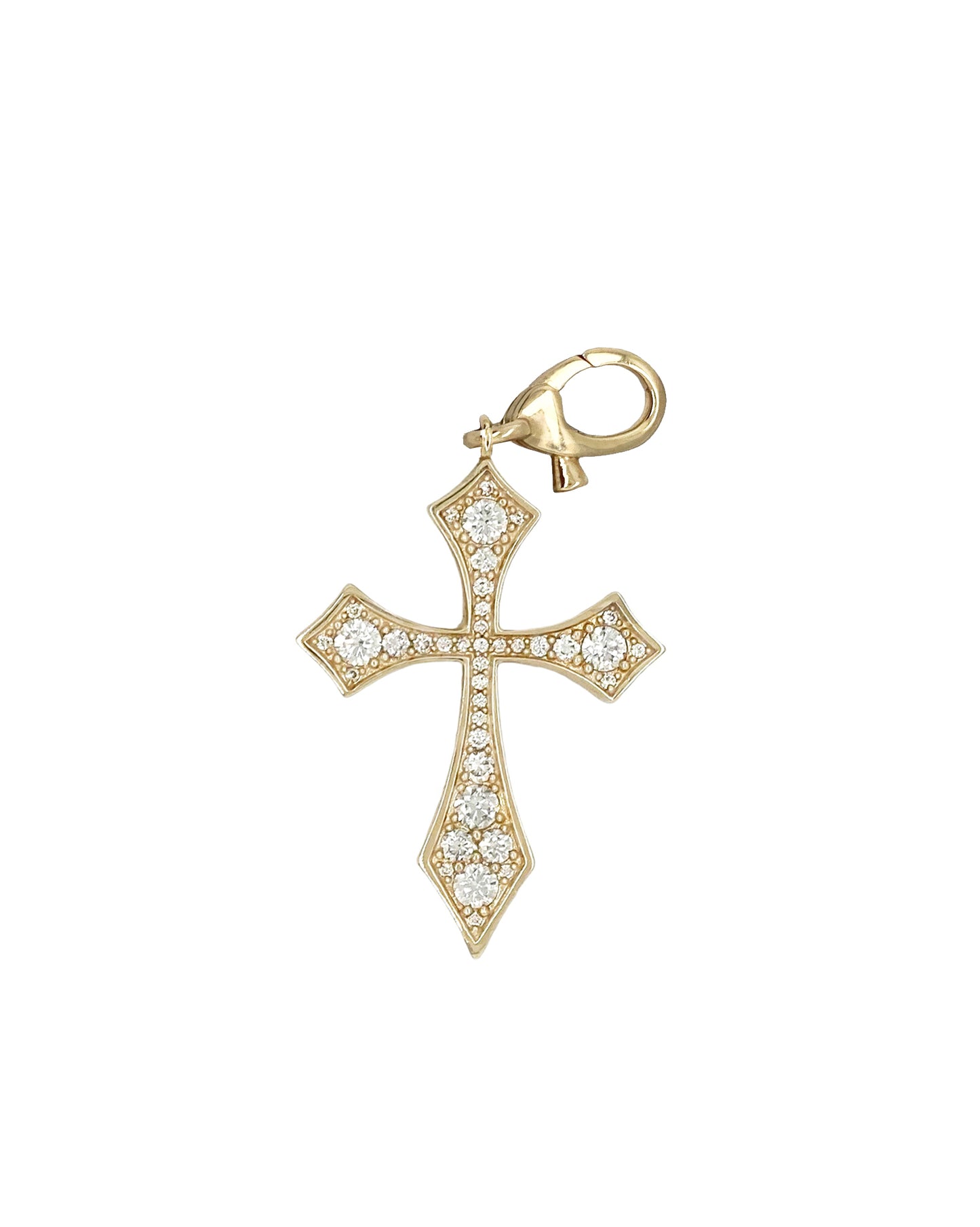 14k Diamond Renaissance Cross