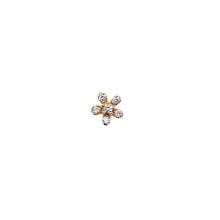 Load image into Gallery viewer, 14K Flower Single Stud
