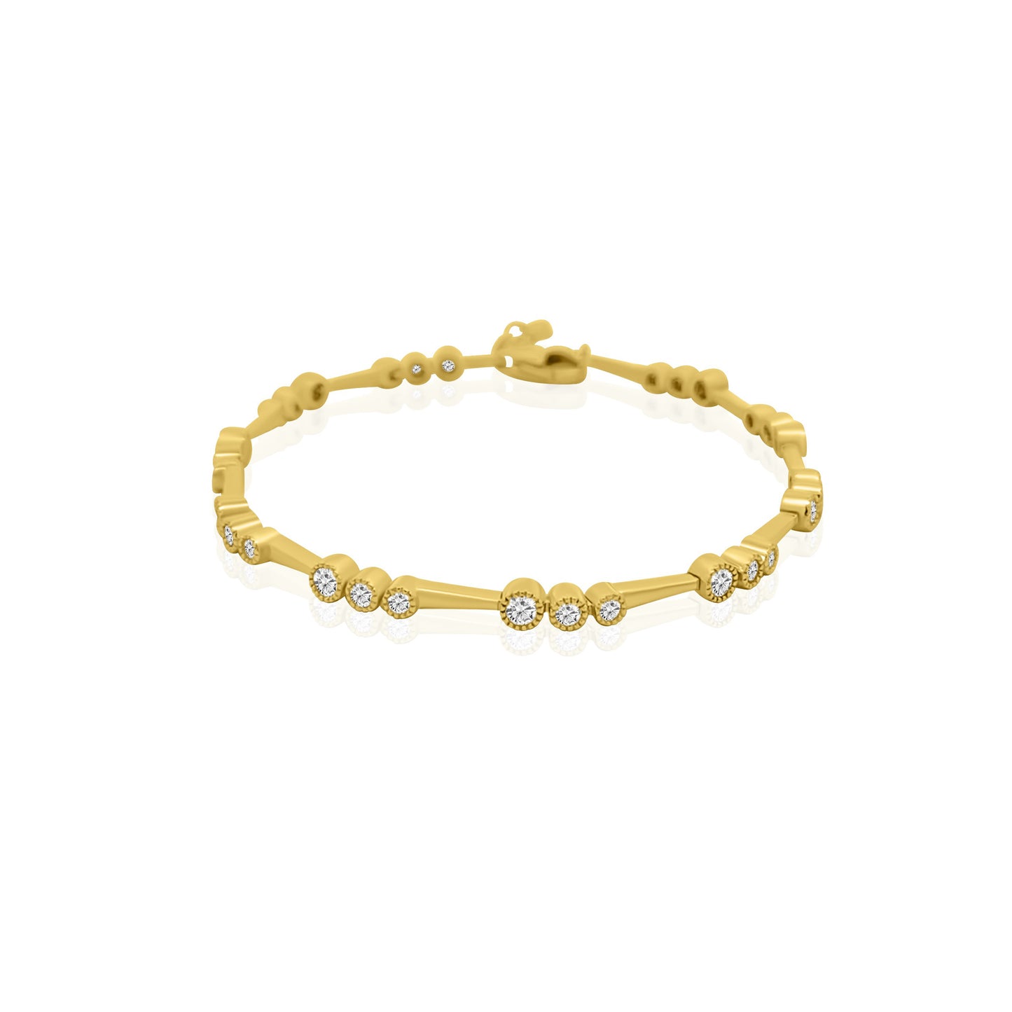 14k Graduated Trio Bracelet