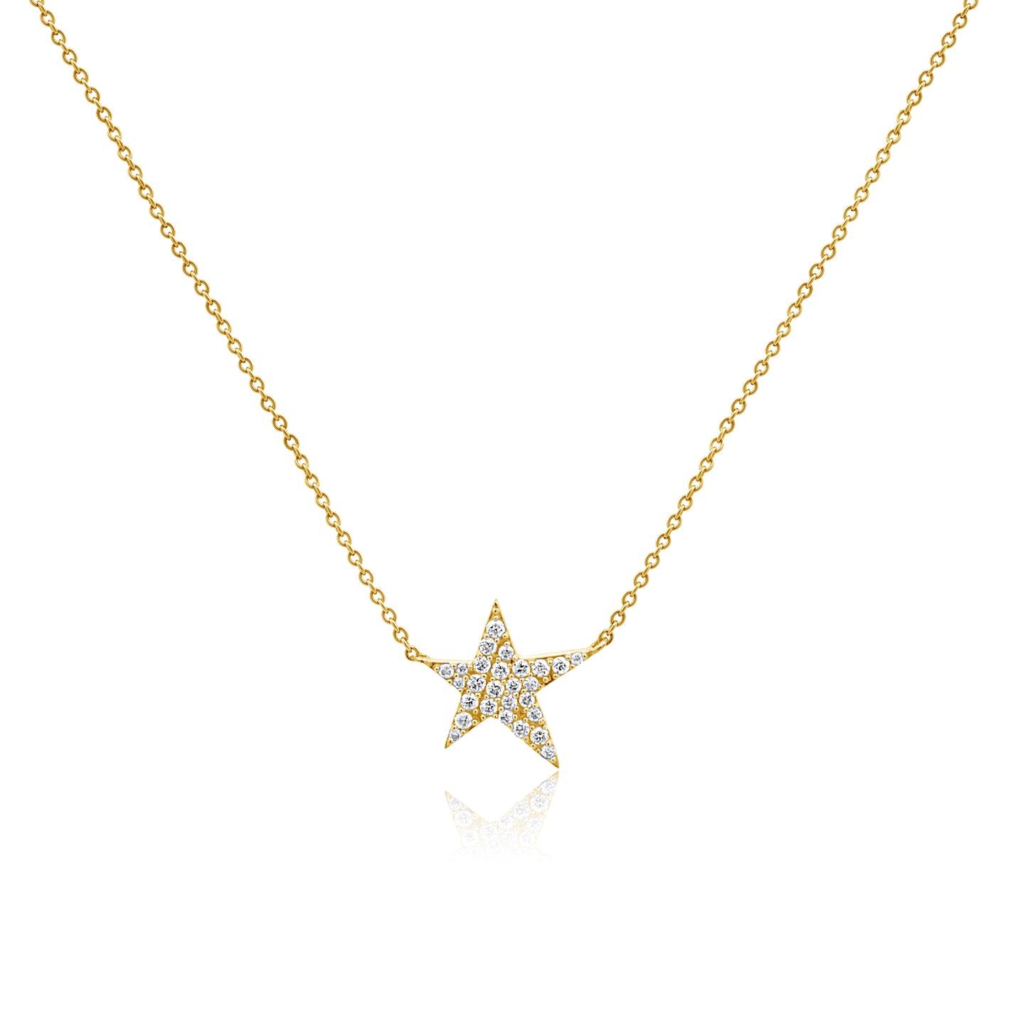 14k Shooting Star Necklace