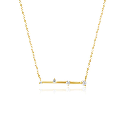 14k Diamond Dot Necklace