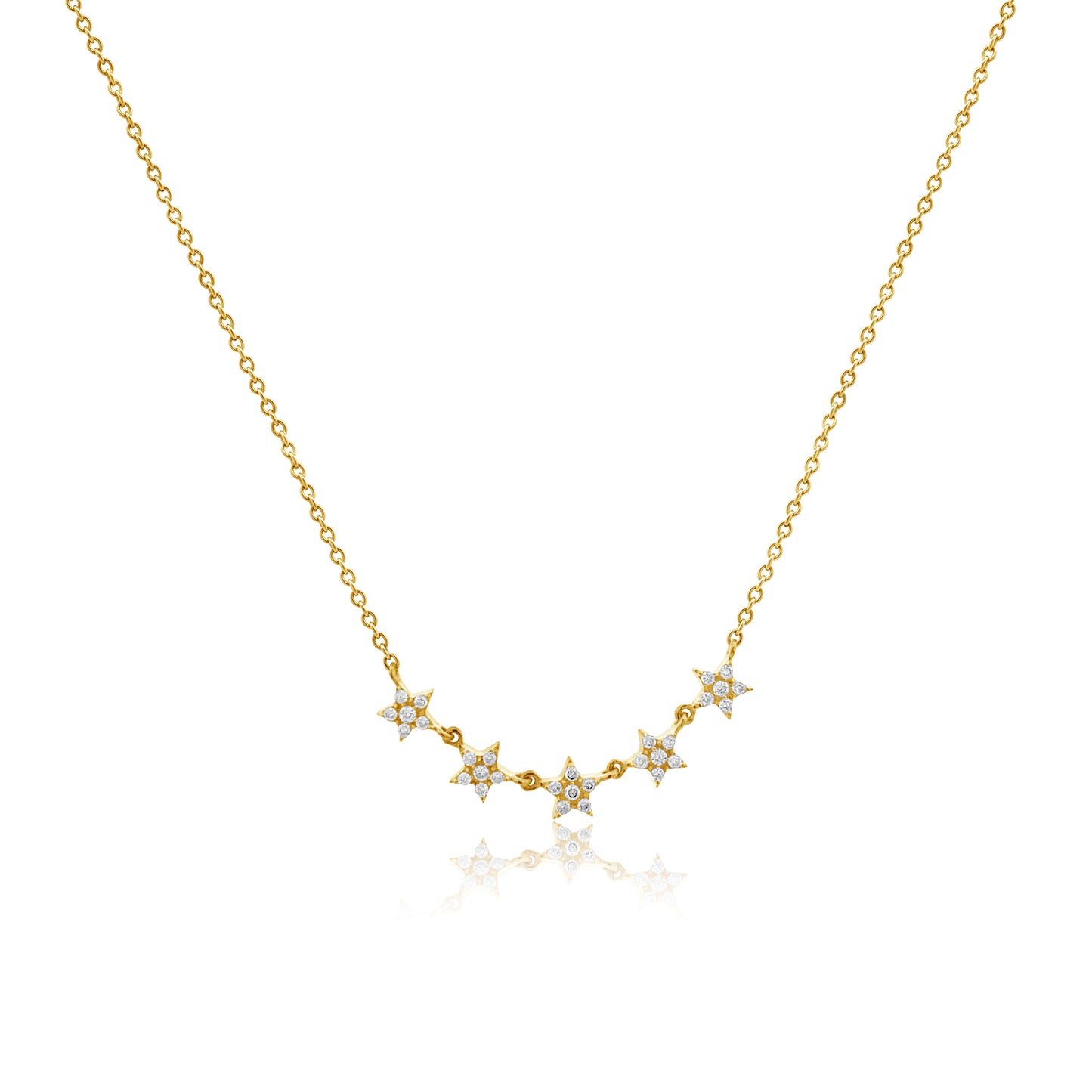 14k 5 Star Necklace