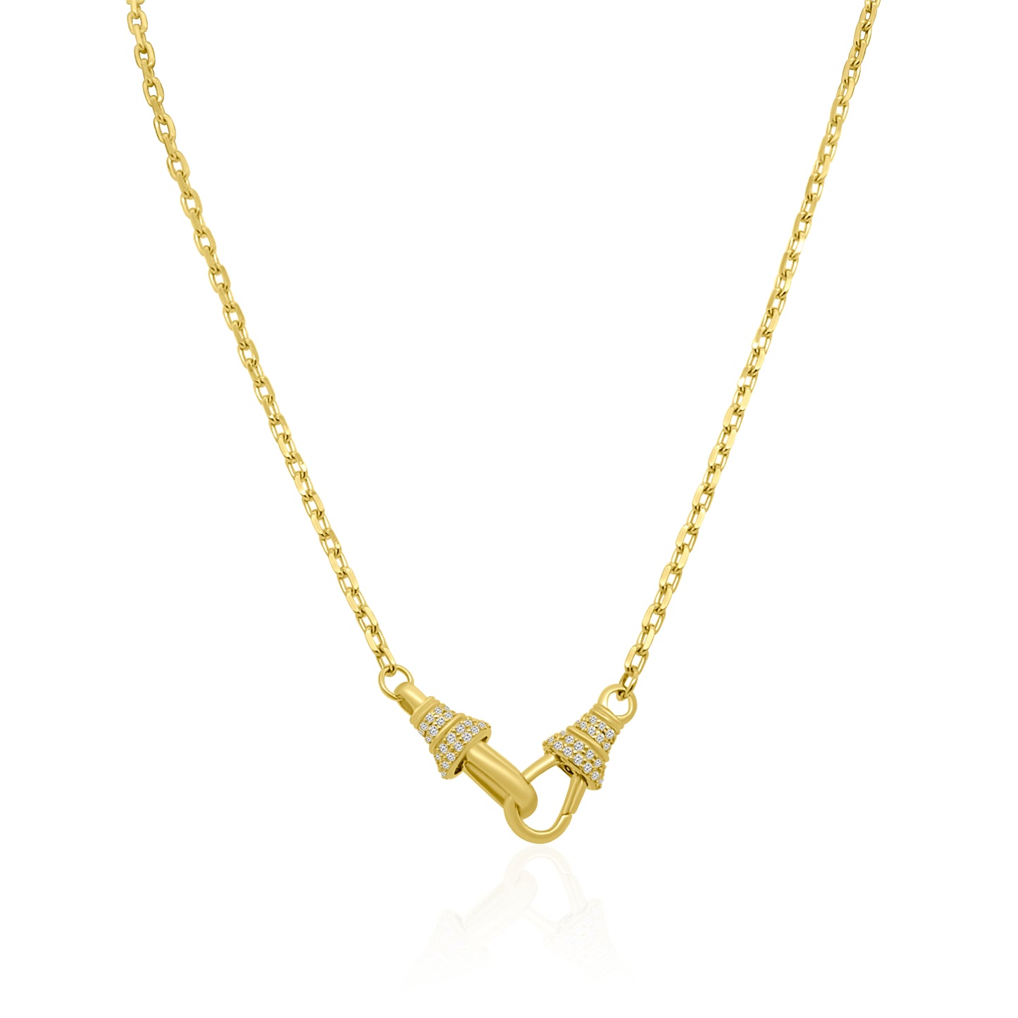 14k Double Lock Clasp Chain