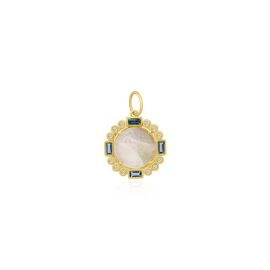 14k Celeste Pendant