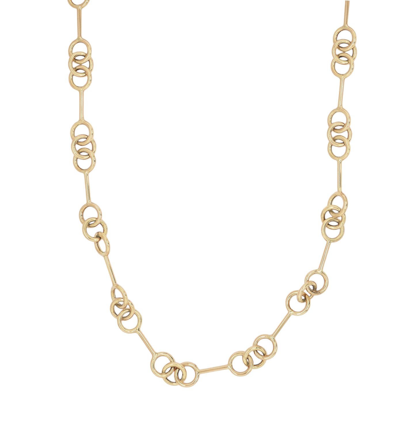14k Gold Barbell Chain