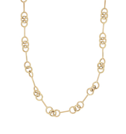 14k Gold Barbell Chain