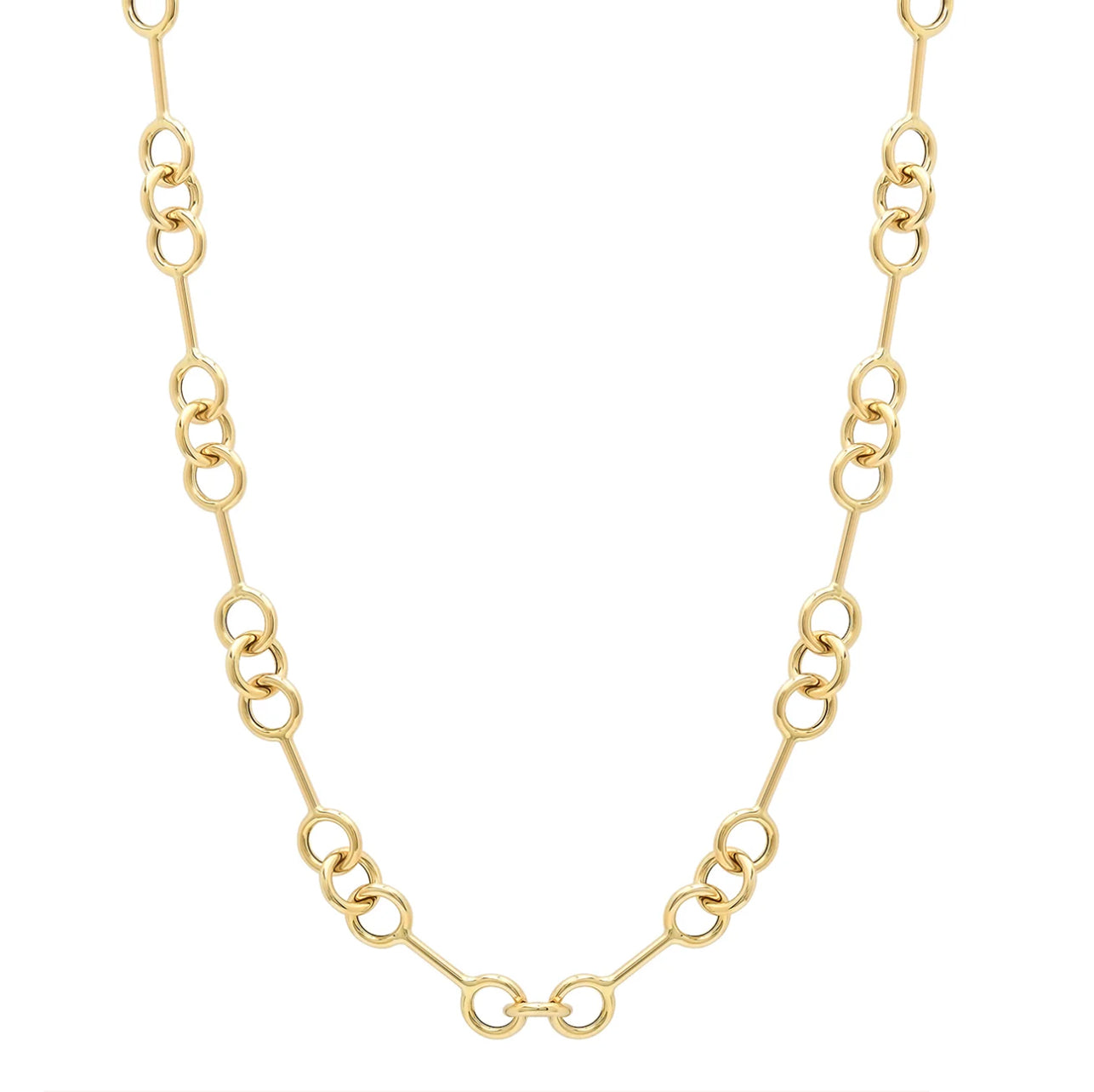 14k Gold Barbell Chain