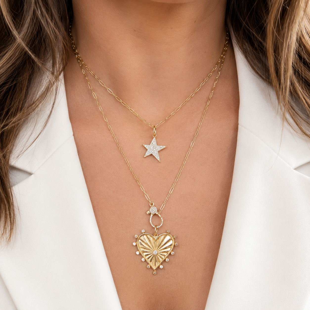 14K Shooting Star Pendant
