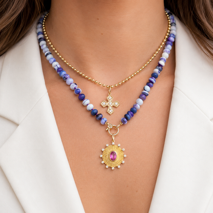14K Kerri Cross Pendant