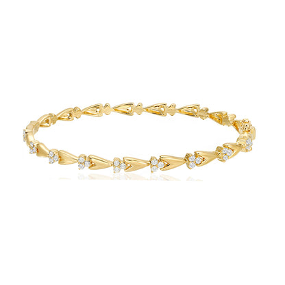 14k Amore Bangle