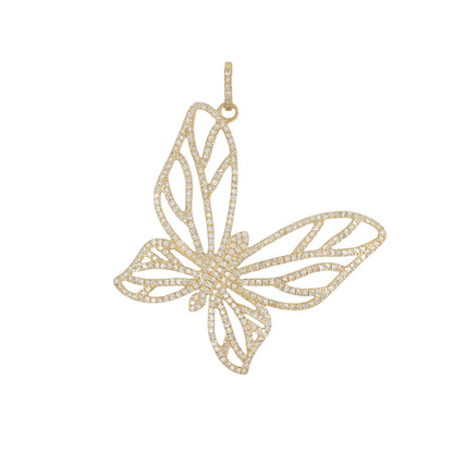 14k Large Open Butterfly