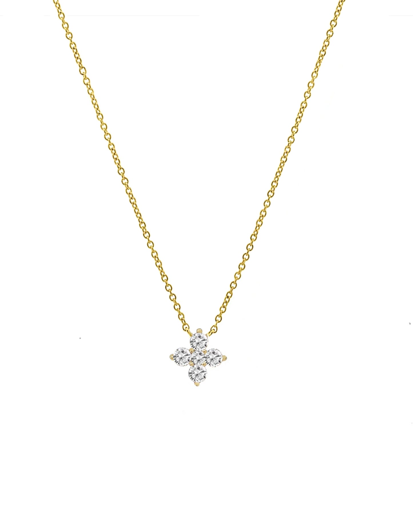 14k Gold Diamond Lucy Cross