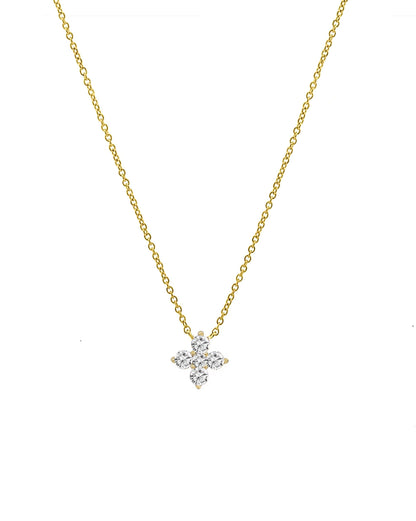 14k Gold Diamond Lucy Cross