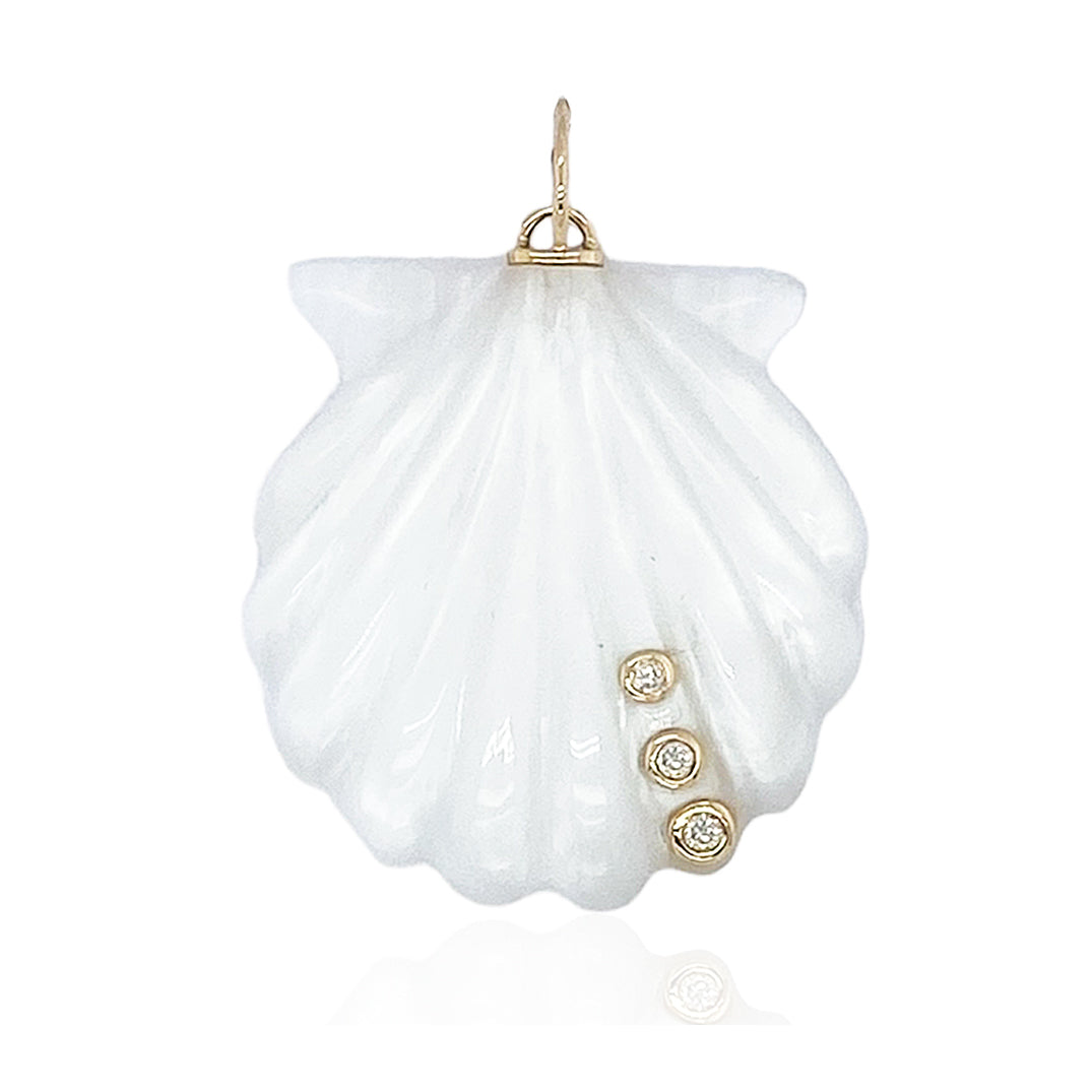 14k Shell Pendant