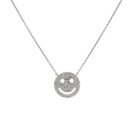 Diamond Smiley Necklace