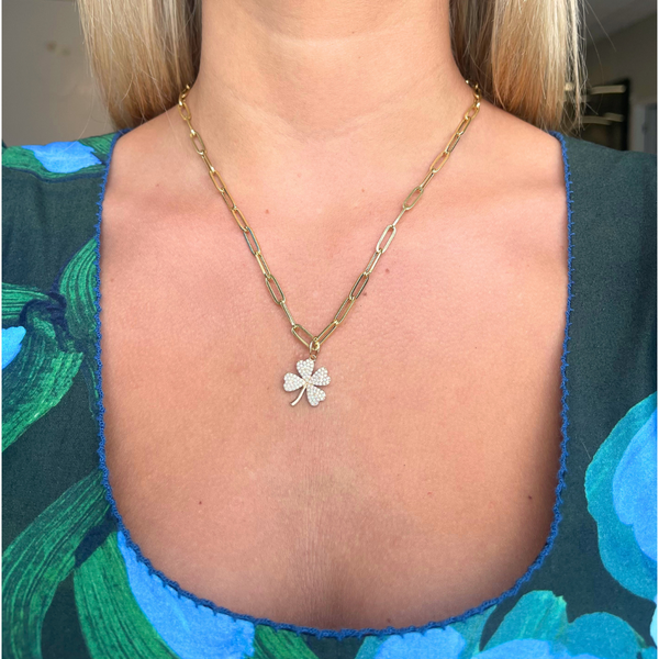 14k Gold Perfect Paperclip Chain