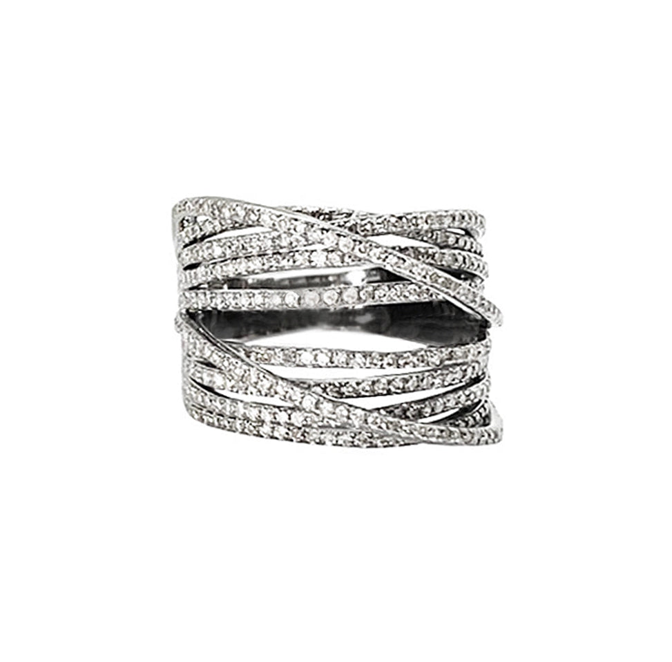 Diamond Multi Wrap Ring
