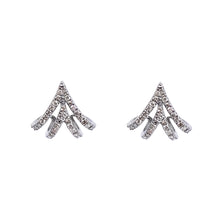 Load image into Gallery viewer, Pave Pointed Cuff Earrings
