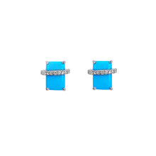 Load image into Gallery viewer, Turquoise Frame Studs
