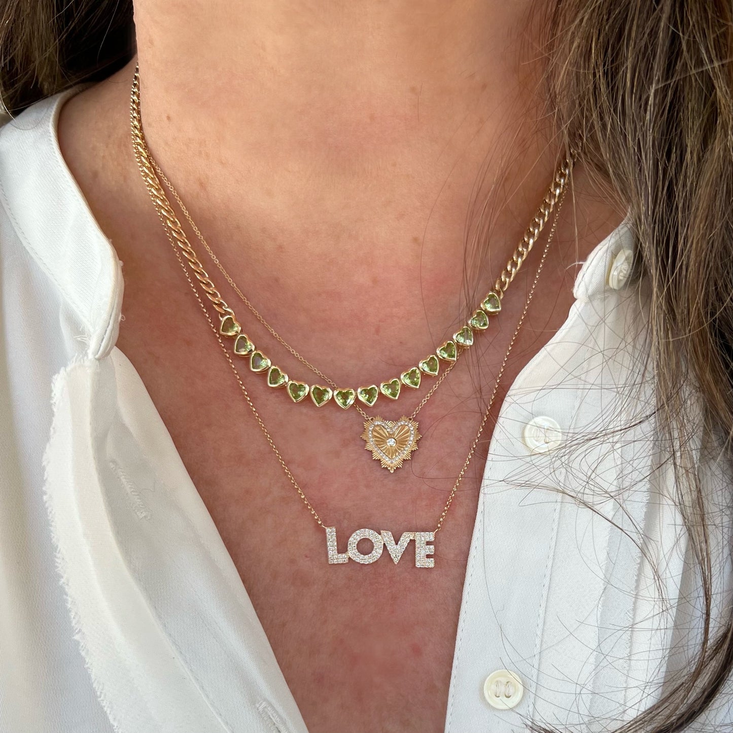 14K Bold Love Necklace