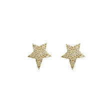Load image into Gallery viewer, 14k Shooting Star Studs
